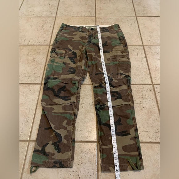 Polo Ralph Lauren Men's Camouflage Cargo Pants | Drawstring Cuffs | Size 34x30 - Picture 9 of 9